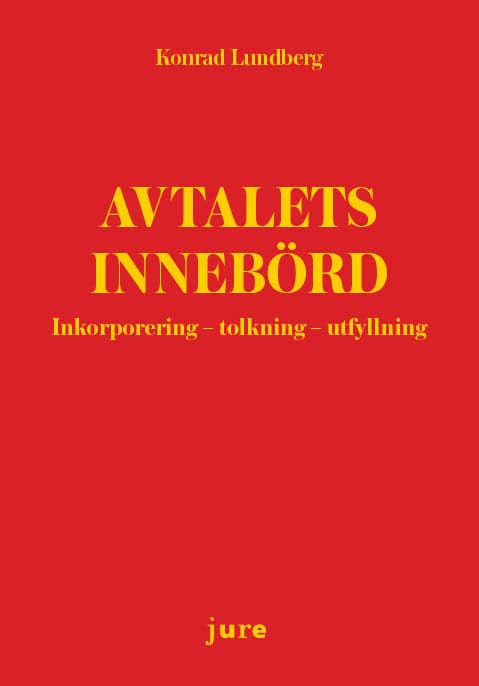 Conrad Lundberg : Avtalets innebörd