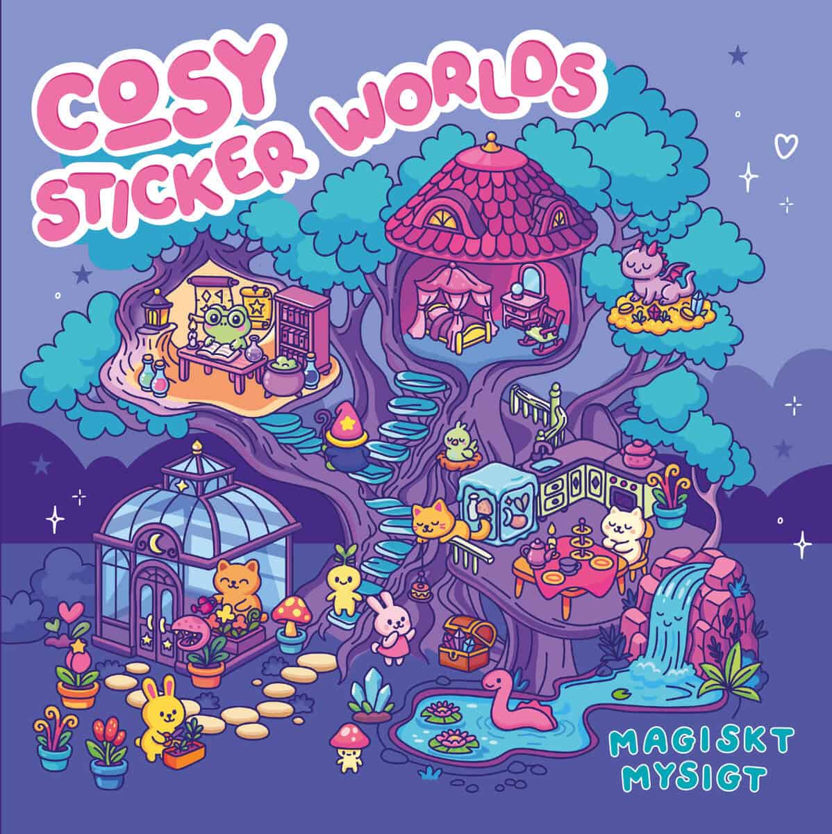 Cosy sticker worlds
