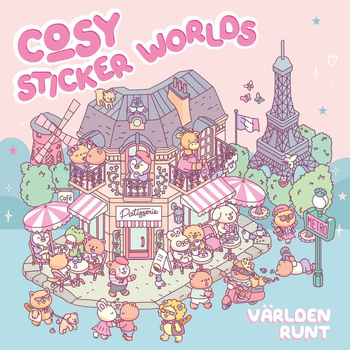 Cosy sticker worlds