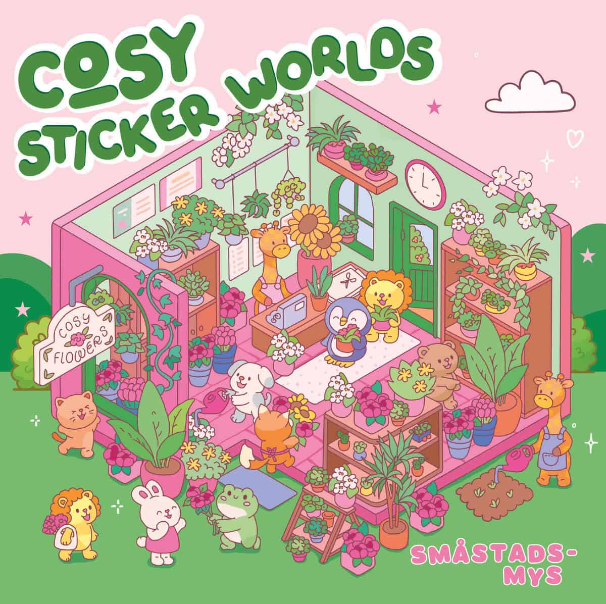 Cosy sticker worlds