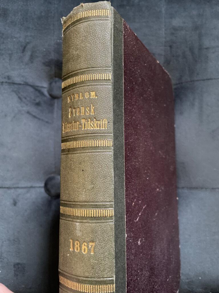 C.R. Nyblom : Svensk Litteratur-Tidskrift 1867