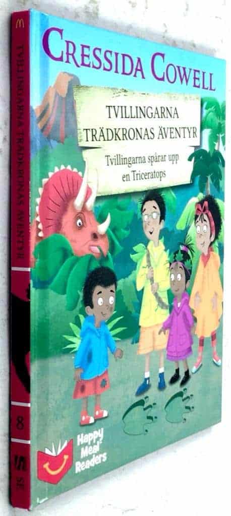 Cressida Cowell : Tvillingarna spårar upp en Triceratops - Tvillingarna Trädkronas äventyr