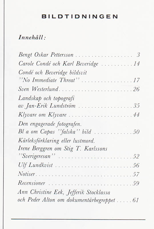 Cronwall, Mikael, med flera : Bildtidningen