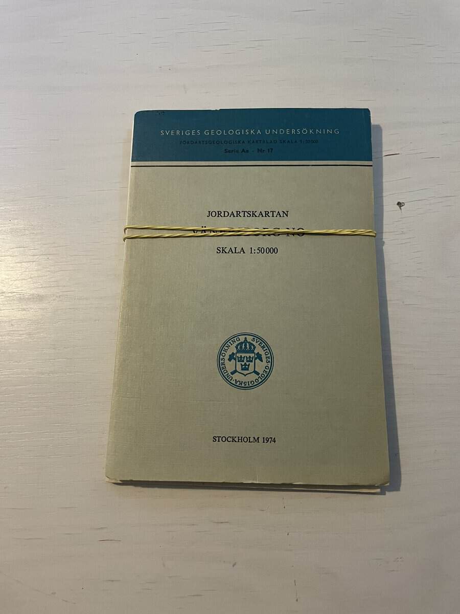 Curt Fredén : Beskrivning till jordartskartan Vänersborg NO + Jordartskartan Vänersborg NO