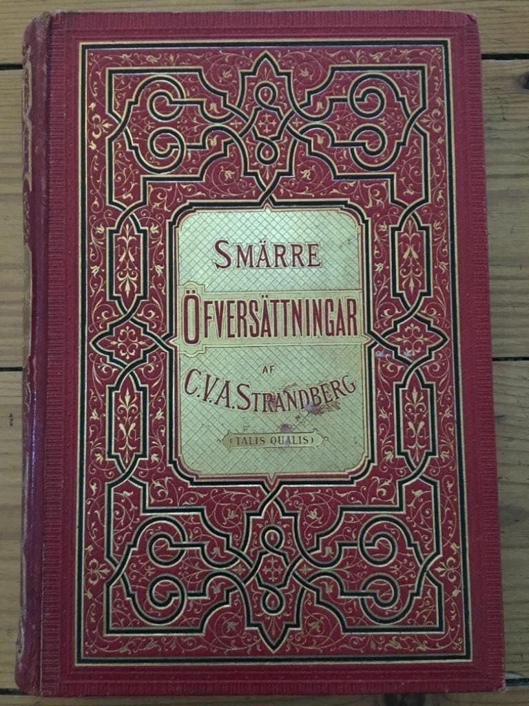 C.V.A. Strandberg : Smärre öfversättningar