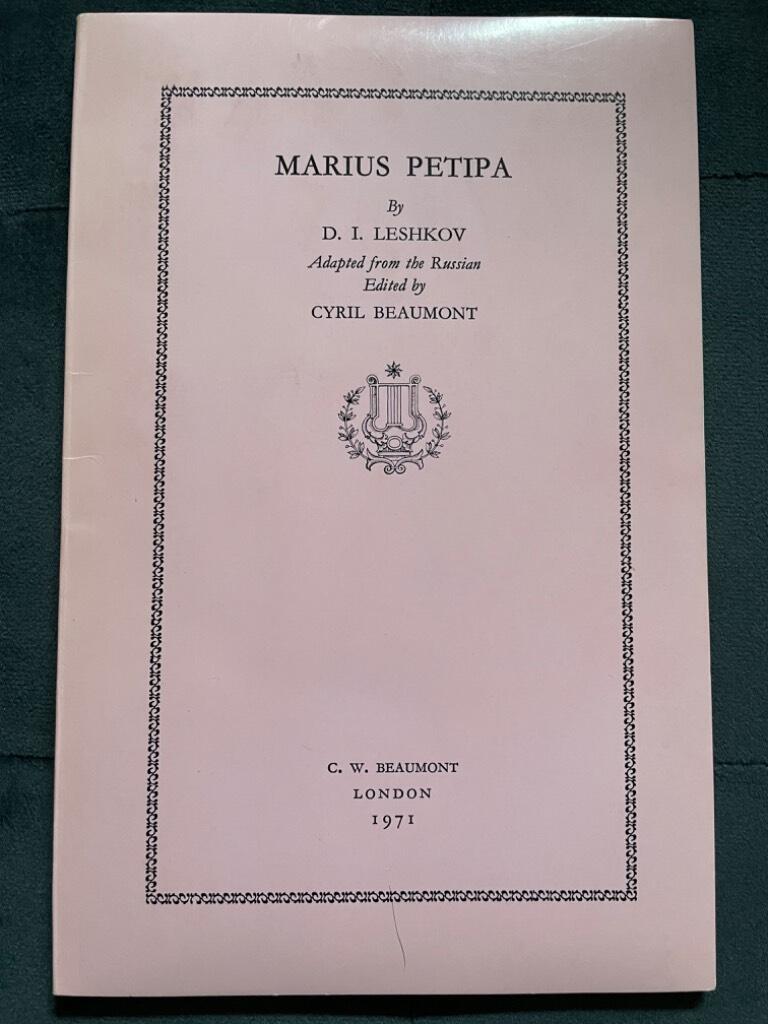 D. I. Leshkov : Marius Petipa