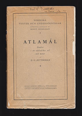 D. O. Zetterholm : Atlamál
