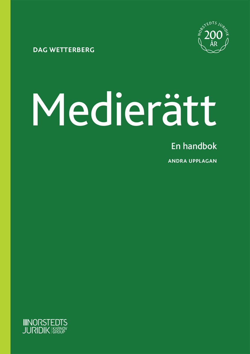 Dag Wetterberg : Medierätt : en handbok