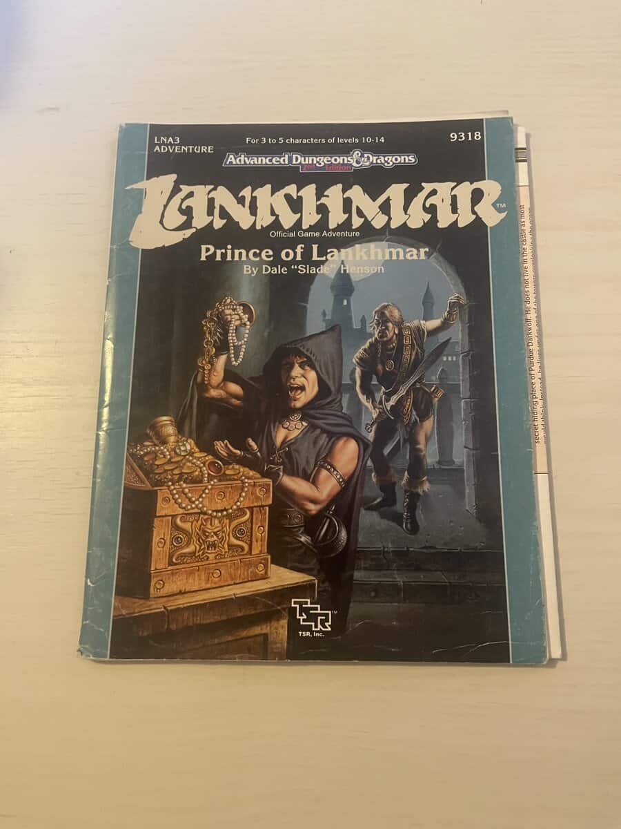 Dale 'Slade' Henson : Advanced Dungeon & Dragons - Lankhmar - Prince of Lankhmar