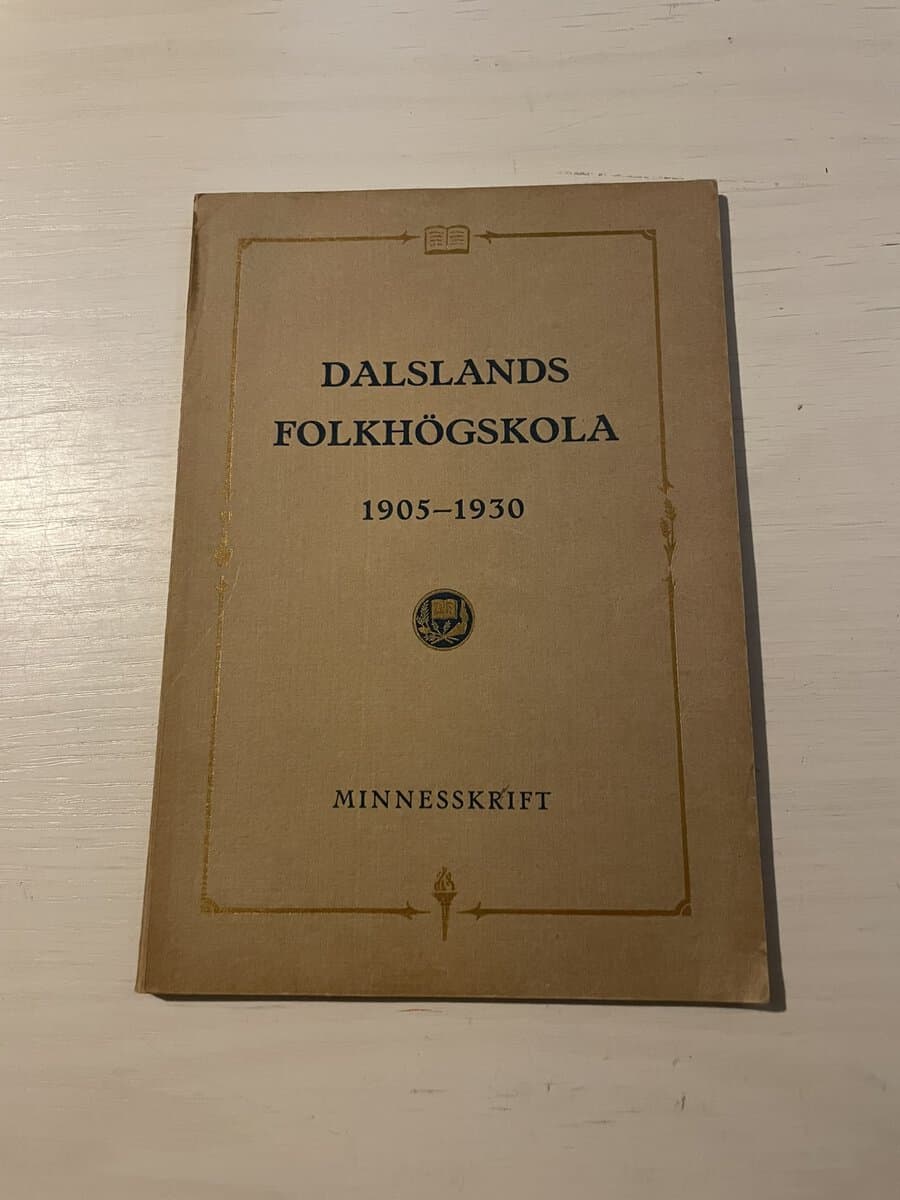 Dalslands folkhögskola 1905-1930