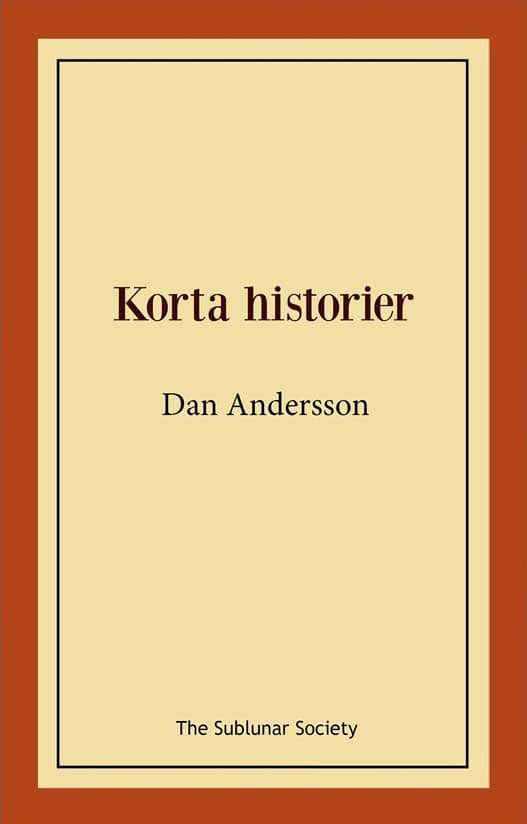 Dan Andersson : Korta historier
