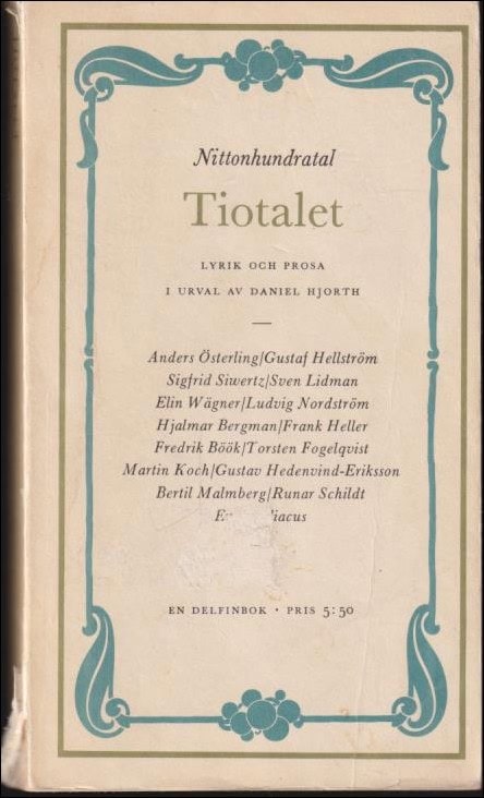 Daniel Hjorth : Nittonhundratal