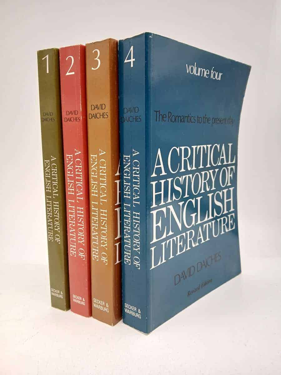 David Daiches : A critical history of English literature