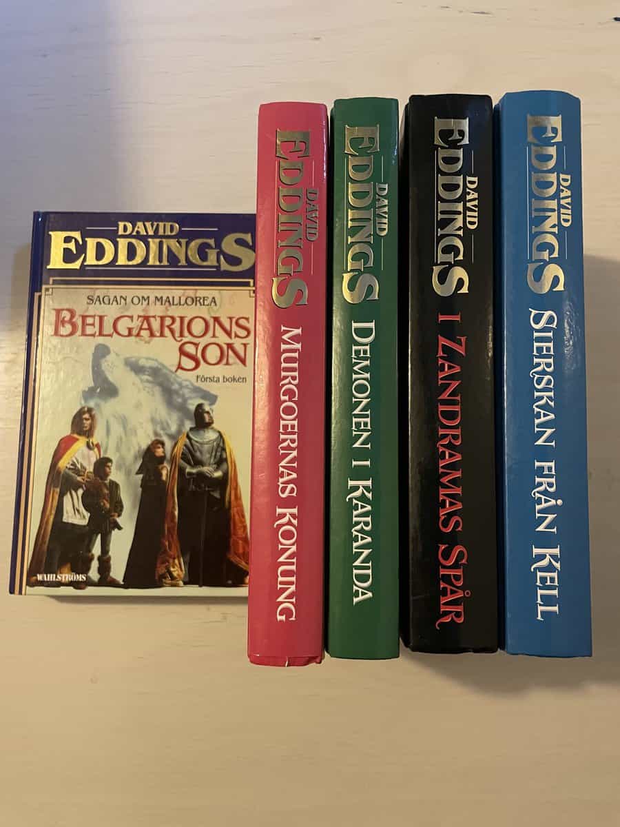 David Eddings : Sagan om Mallorea 1-5 - Hela serien - Belgarions son - Murgoernas konung - Demonen i Karanda - I Zandramas spår - Sierskan från Kell