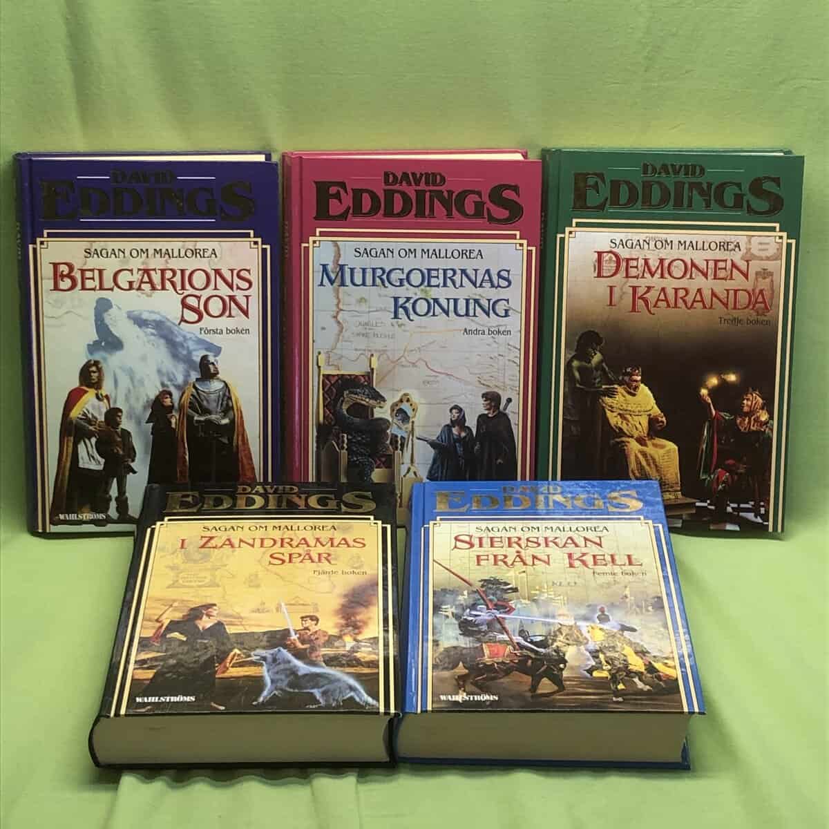 David Eddings : Sagan om Mallorea - 5 band komplett