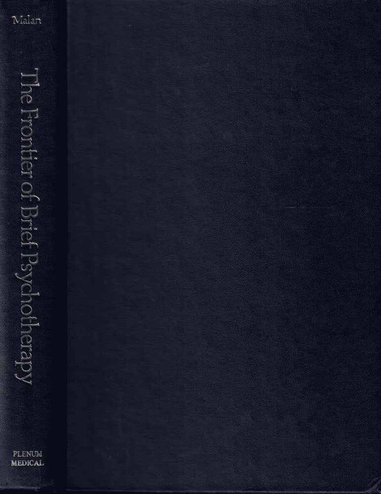 David H. Malan : The frontier of brief psychotherapy