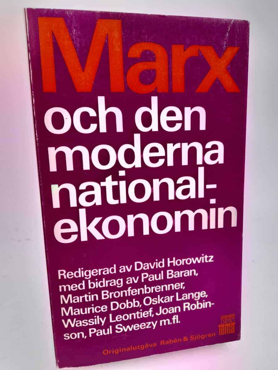 David Horowitz : Marx och den moderna nationalekonomin