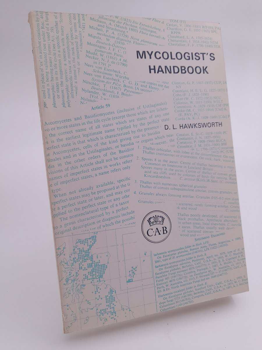 David Leslie Hawksworth : Mycologist's handbook