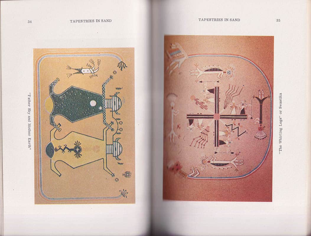 David V Villaseñor : Tapestries in Sand. The Spirit of Indian Sandpainting. Edited and Foreword by Vinson Brown