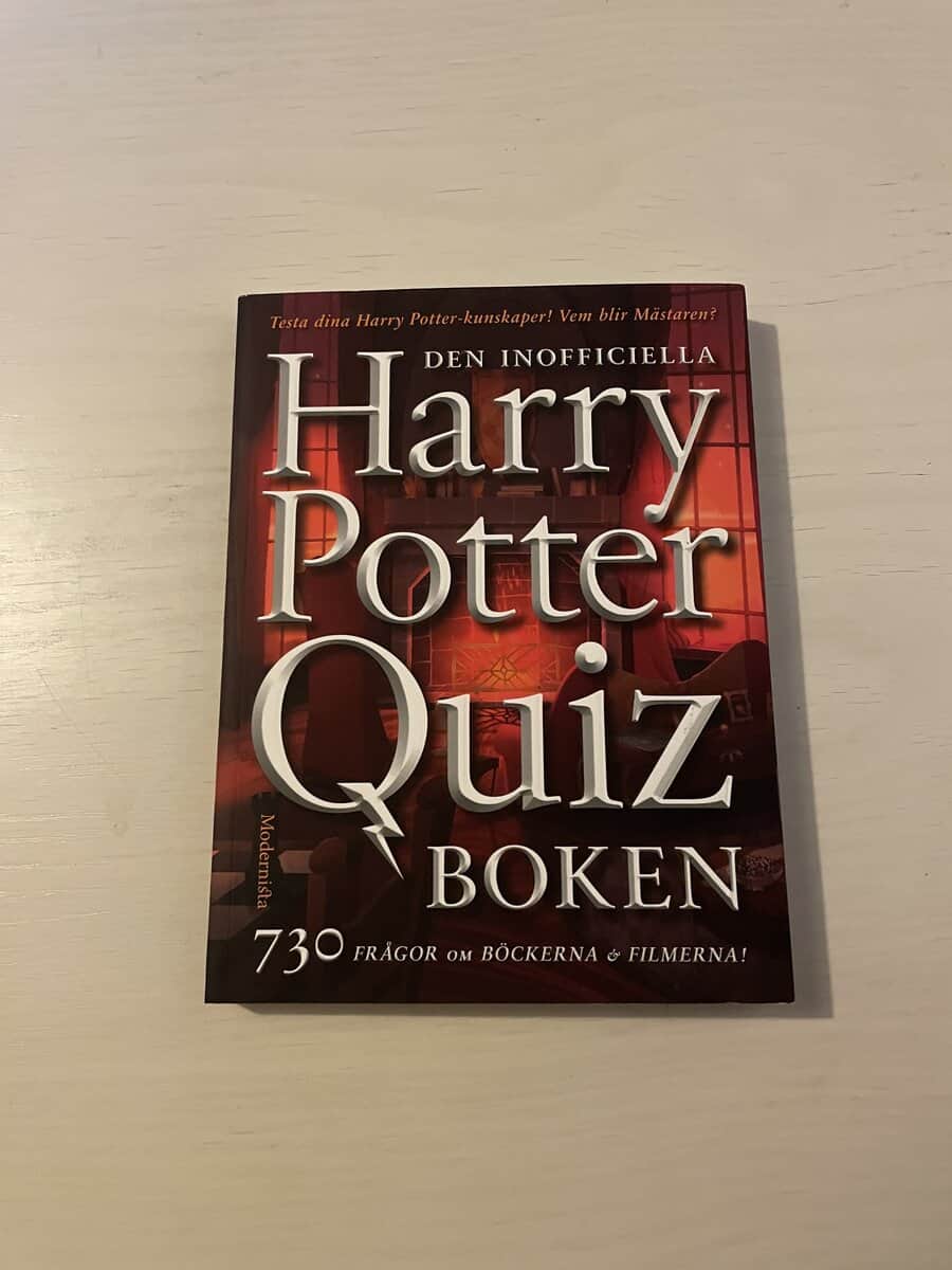 Den inofficiella Harry Potter quizboken