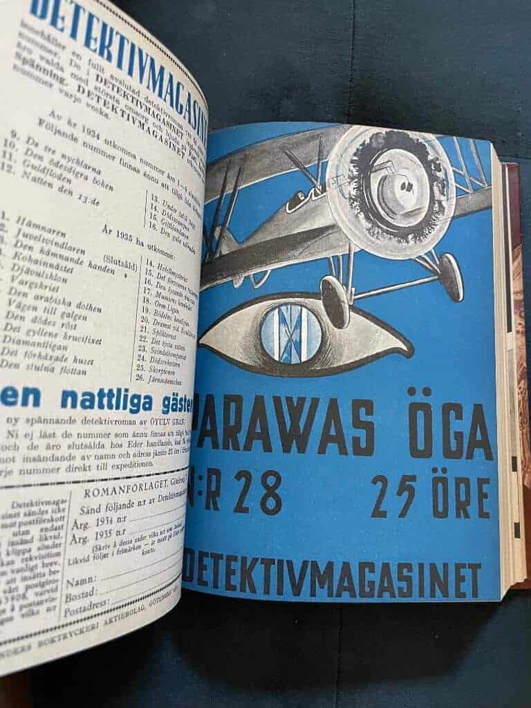 Detektivmagasinet 1-8 + 25-40 1935