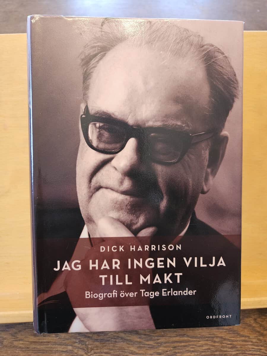 Dick Harrison : Jag har ingen vilja till makt