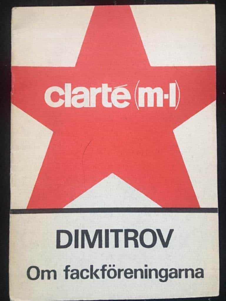 Dimitrov : Om fackföreningarna