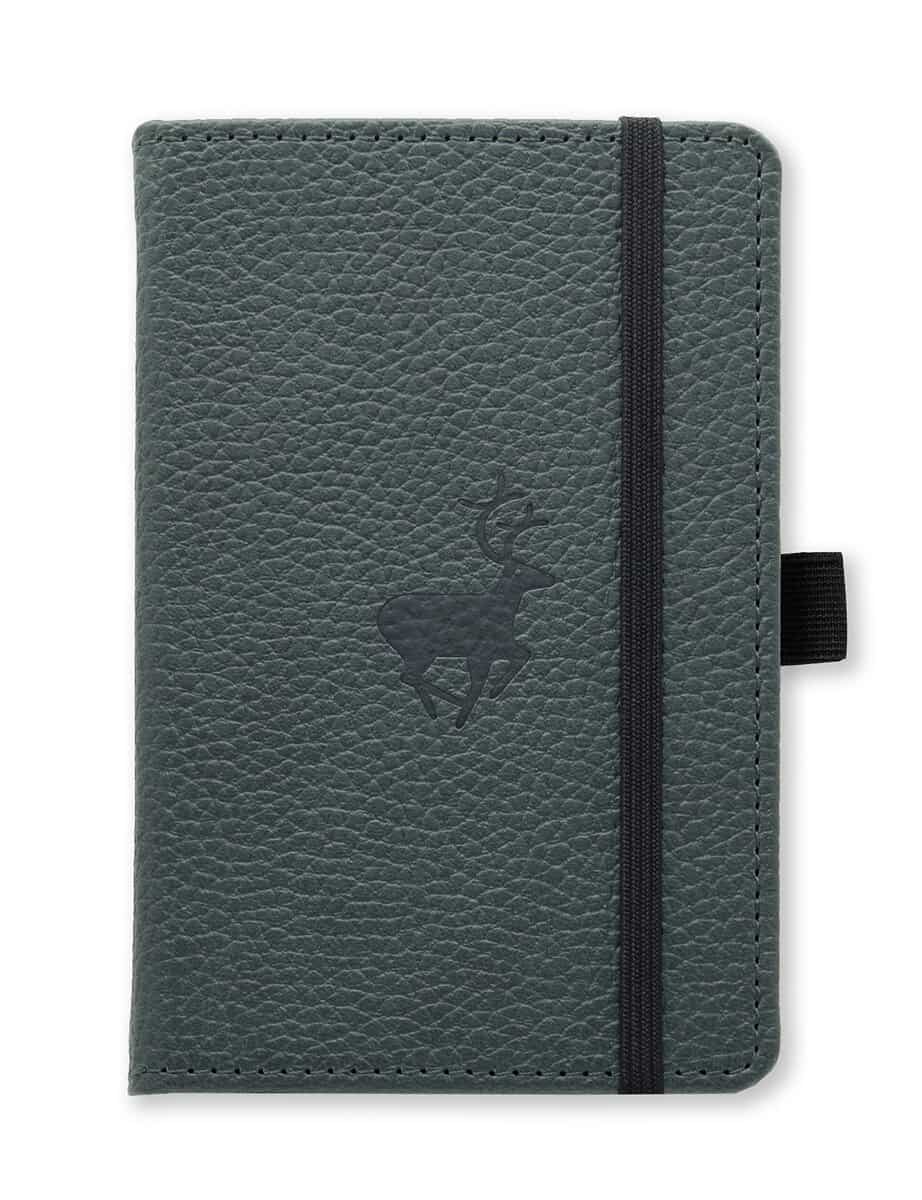, : Dingbats* Wildlife A6 Pocket Lined - Green Deer Notebook