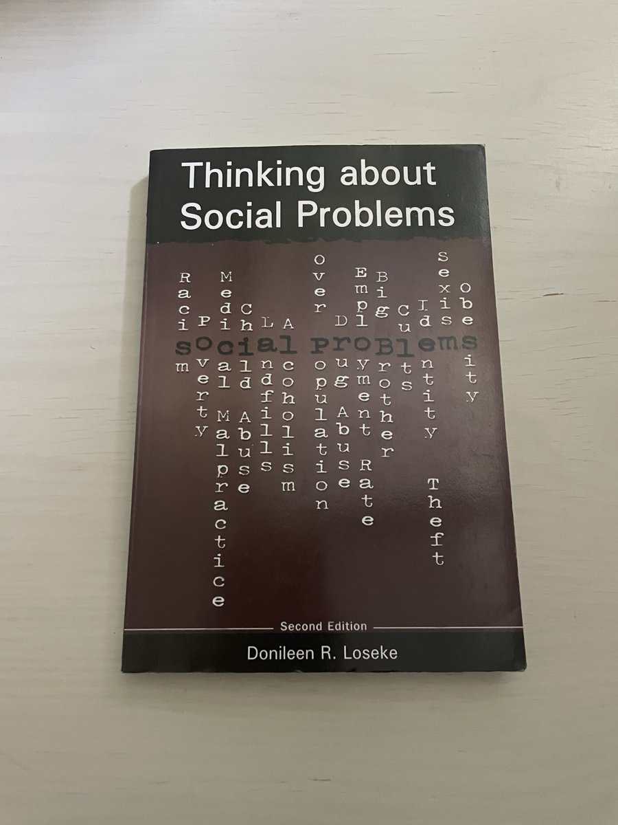 Donileen R. Loseke : Thinking about social problems