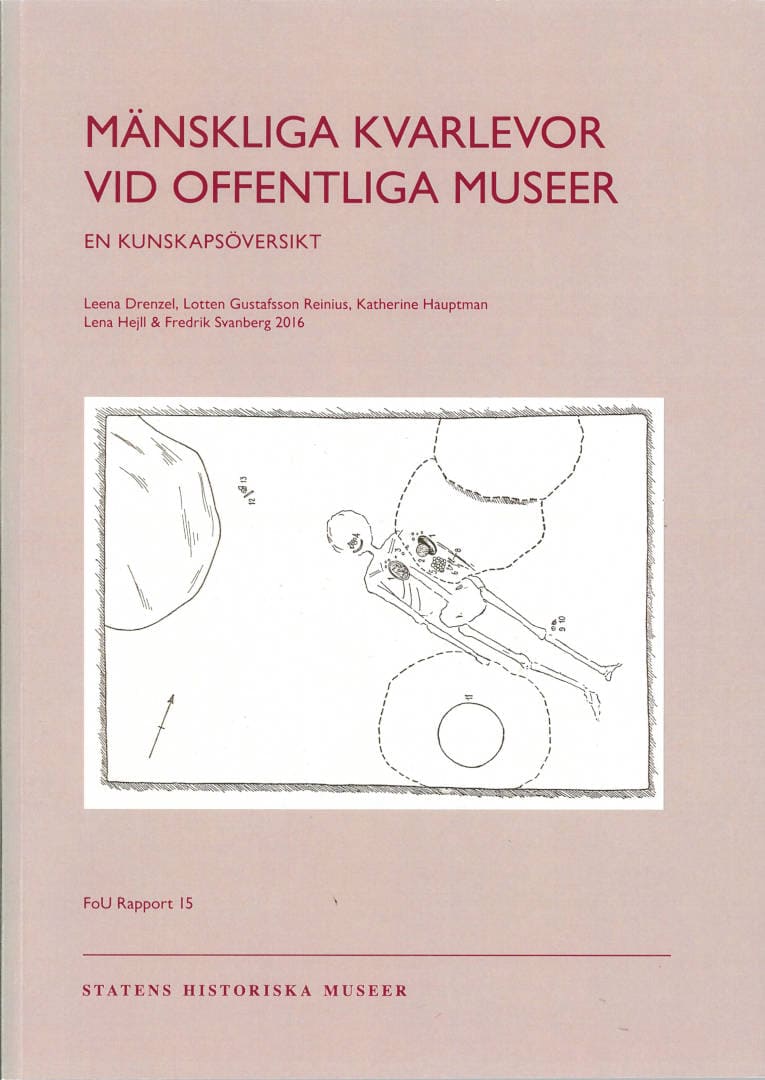 Drenzel, Leena ; Gustafsson Reinius, Lotten ; Hauptman, Katherine ; Hejll, Lena ; Svanberg, Fredrik : Mänskliga kvarlevor vid offentliga museer