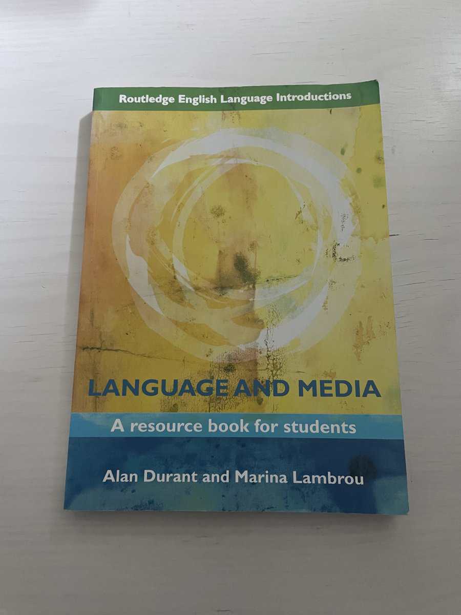 Durant, Alan, Lambrou, Marina : Language and media