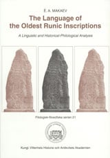 È. A. Makaev : The language of the oldest runic inscriptions