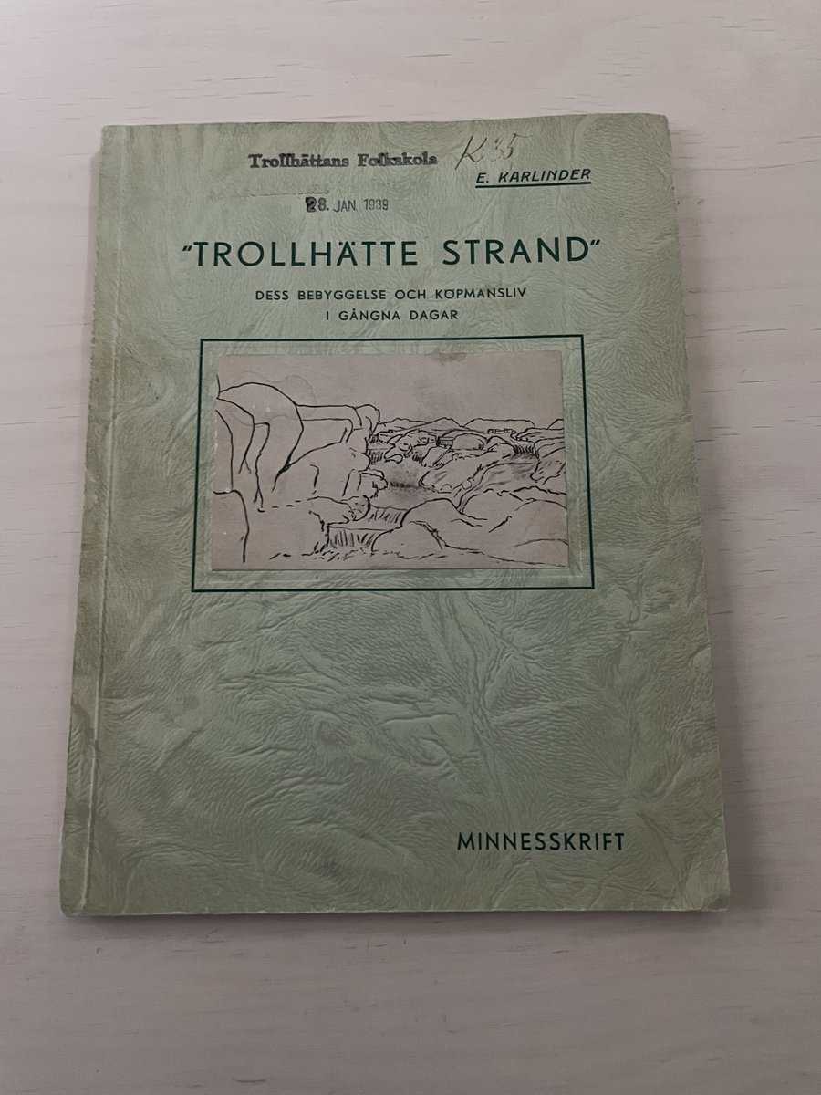 E Karlinder : Trollhätte strand - dess bebyggelse och köpmansliv i gångna dagar