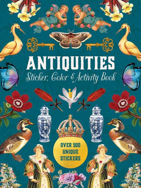 Editors of Chartwell Books : Antiquities Sticker, Color Activity Book