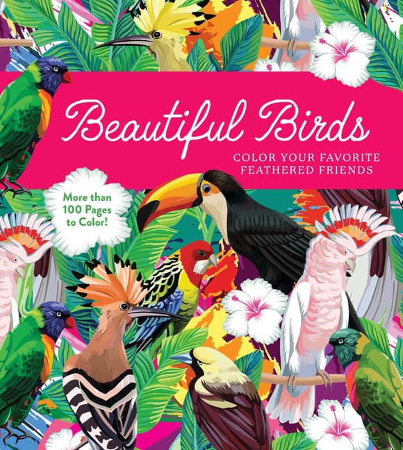 Editors of Chartwell Books : Beautiful Birds Coloring Book