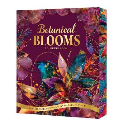 Editors of Chartwell Books : Botanical Blooms Coloring Book