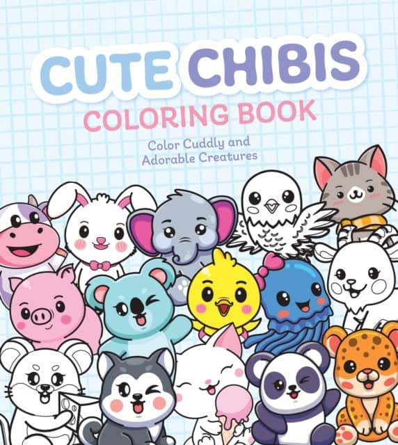 Editors of Chartwell Books : Cute Chibis Coloring Book