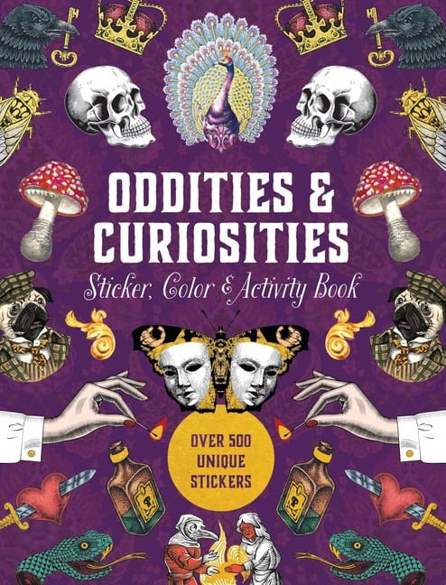 Editors of Chartwell Books : Oddities Curiosities Sticker, Color Activity Book
