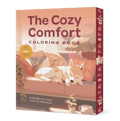 Editors of Chartwell Books : The Cozy Comfort Coloring Book