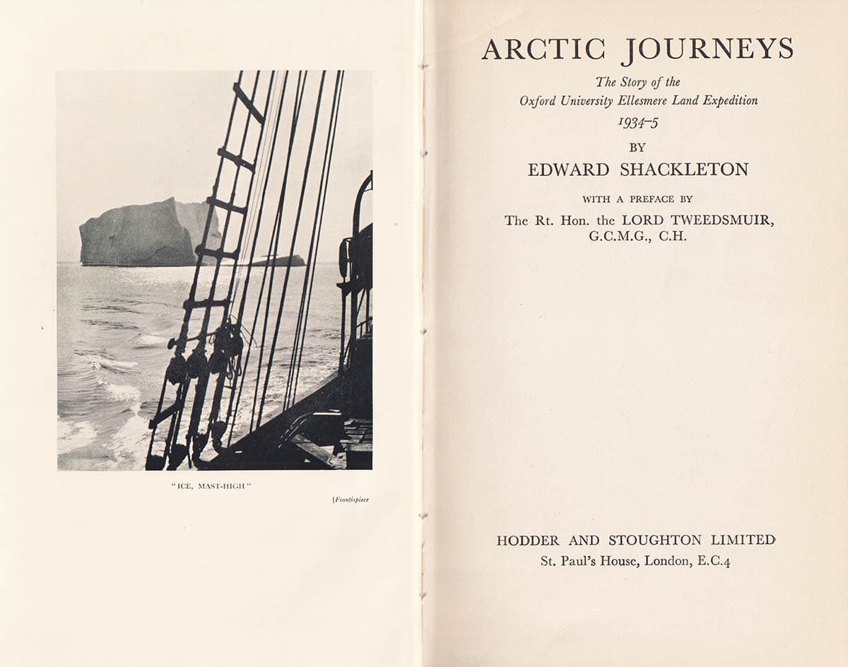 Edward Shackleton : Arctic journeys