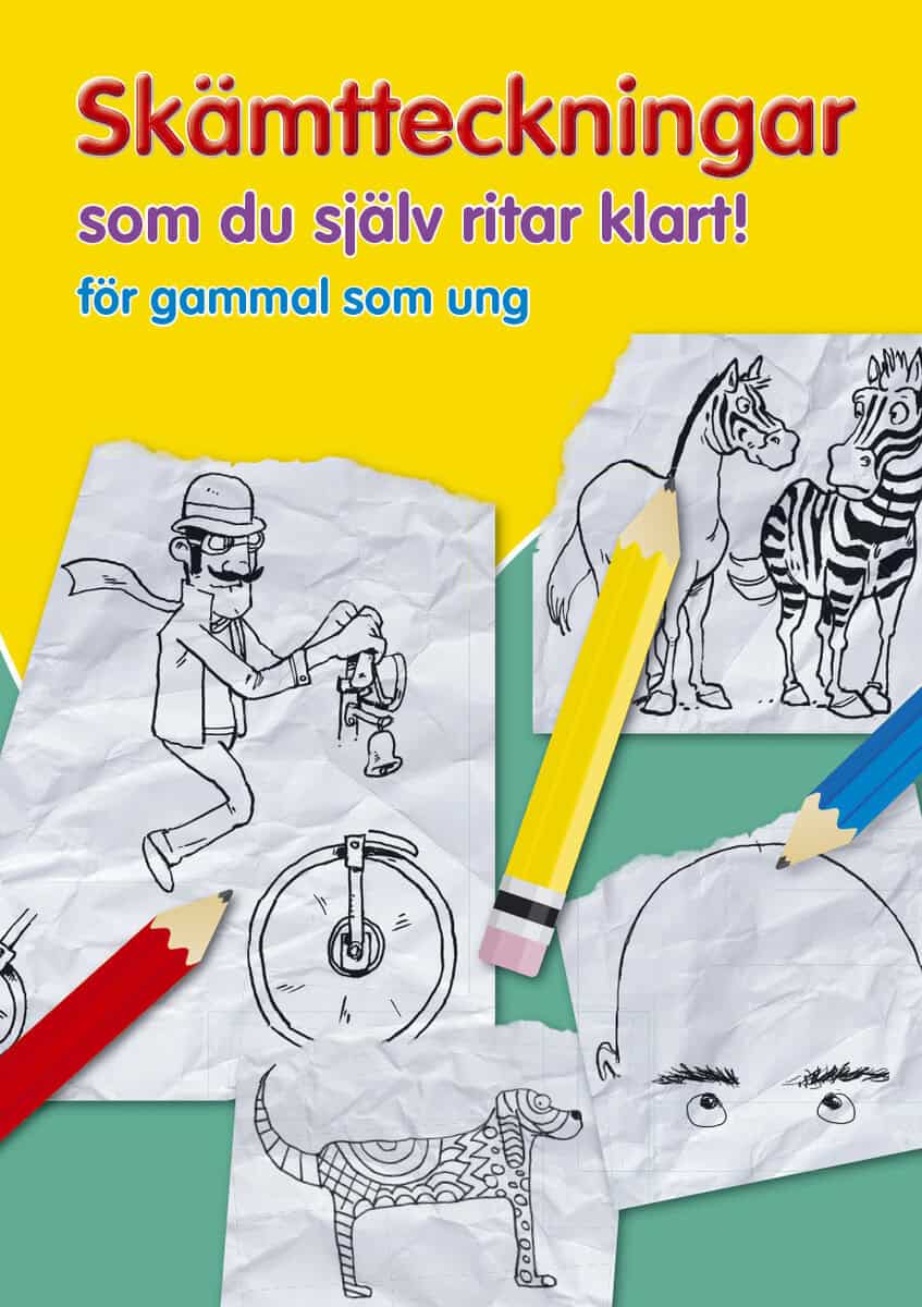 Egler, Andrea ; Kuckelkorn, Andrea ; Schächtele, Volker : Skämtteckningar som du själv ritar klart