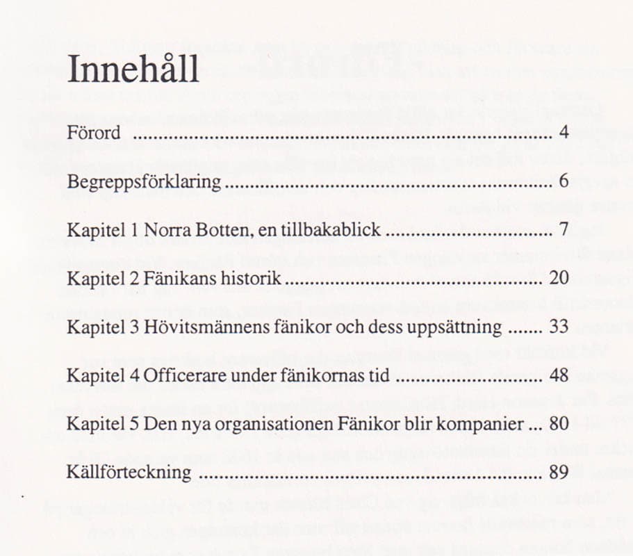 Eilert Gezelius : Fänikorna och våra föregångare