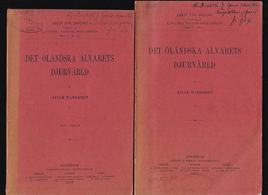 Einar Wahlgren : Det öländska alvarets djurvärld