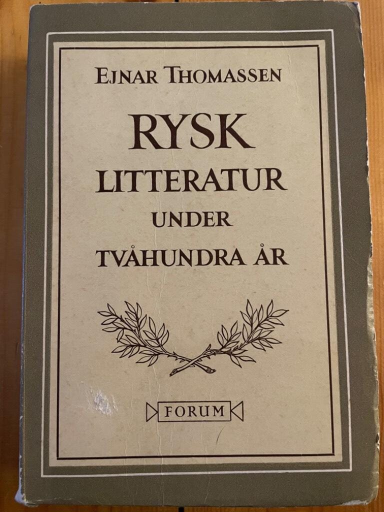 Ejnar Thomassen : Rysk litteratur under tvåhundra år