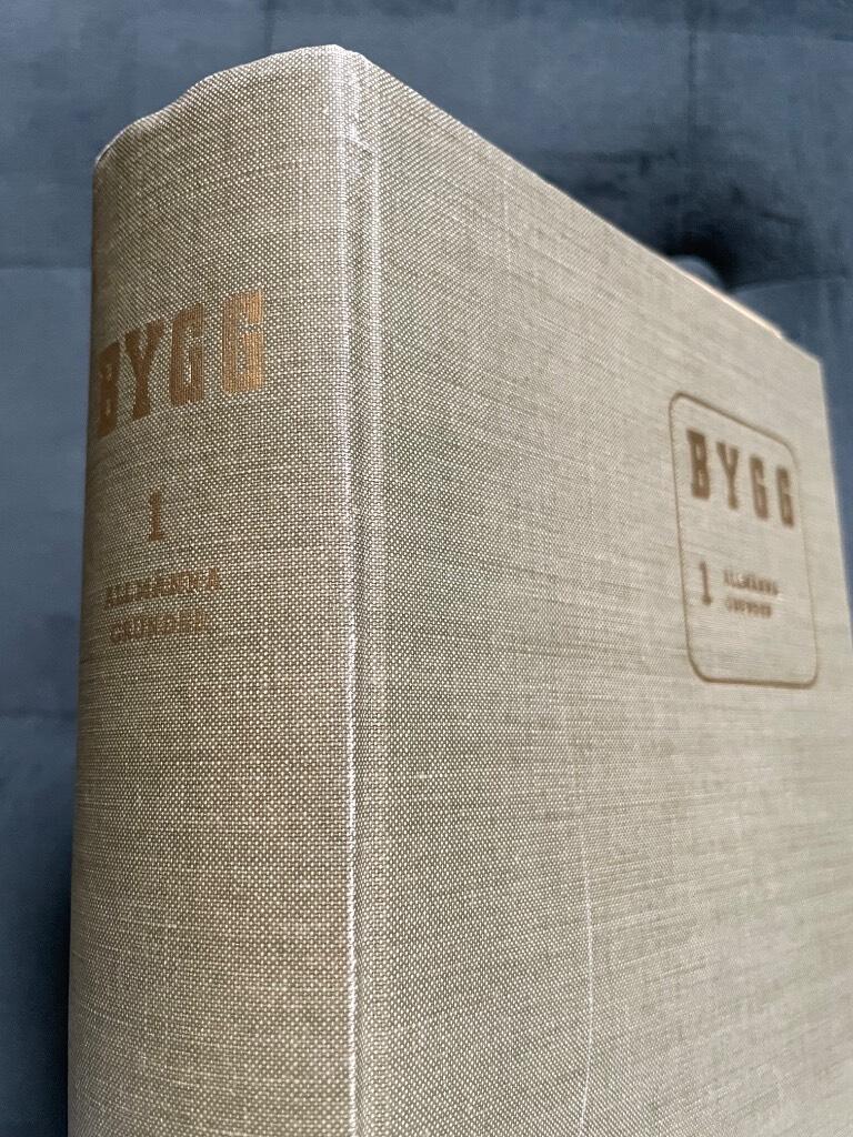 Ejnar Wåhlin : Bygg I (1) - Allmänna grunder