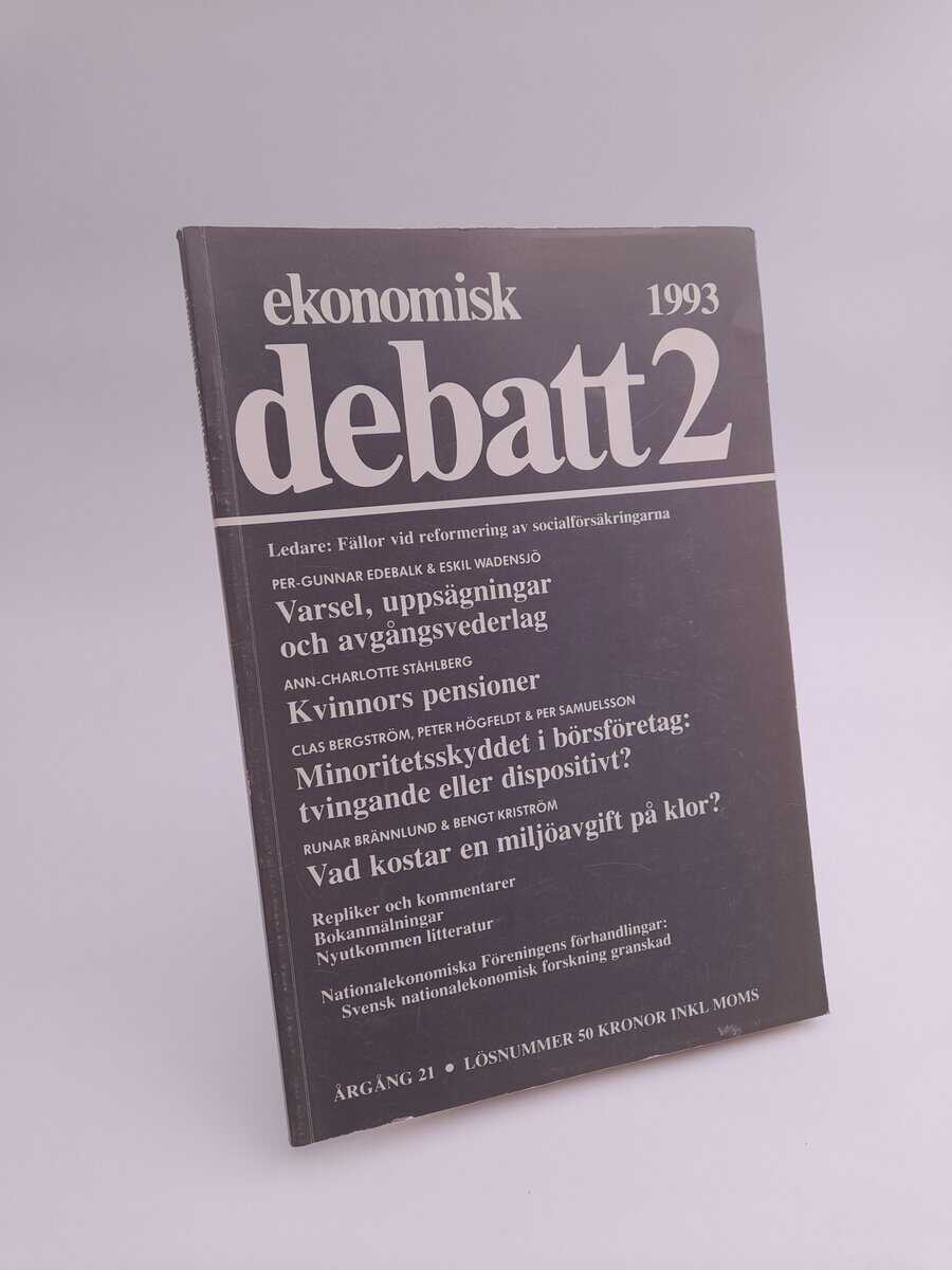 Ekonomisk debatt : 1993/2