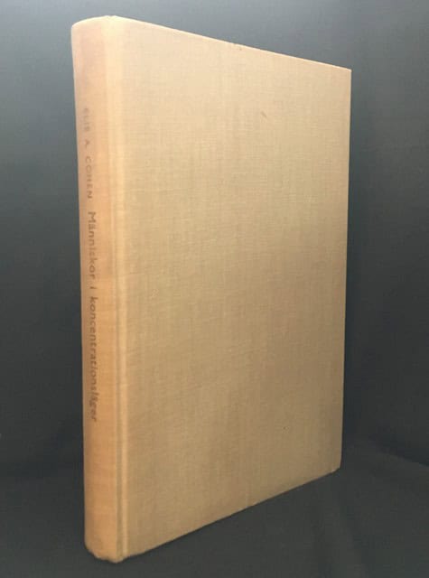 ELIE A. COHEN : Människor i koncentrationsläger