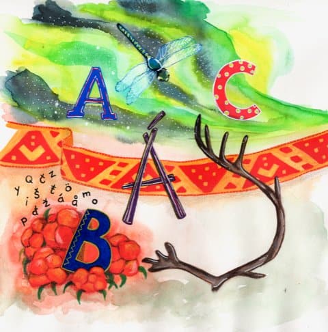 Elin Marakatt : ABC på nordsamiska och svenska / AÁBC davvisámegillii ja ruo agillii