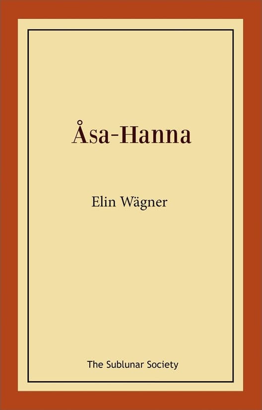 Elin Wägner : Åsa-Hanna