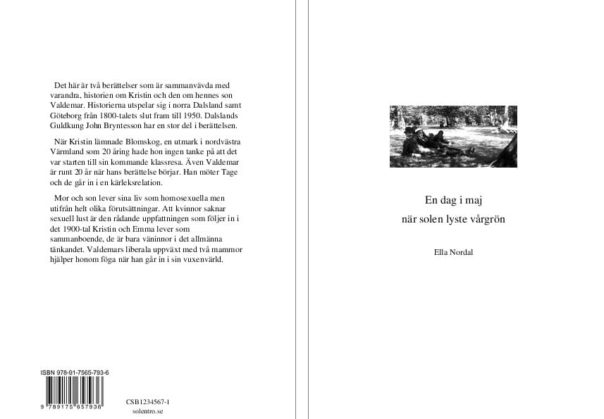 Ella Nordal : En dag i maj när solen lyste vårgrön